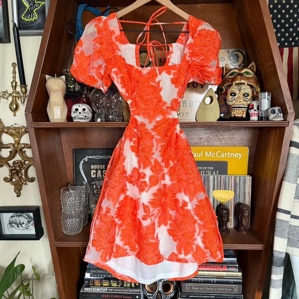 Sage & Paige - Aperol Mini Dress Orange - Women’s XS - Picture 6 of 11